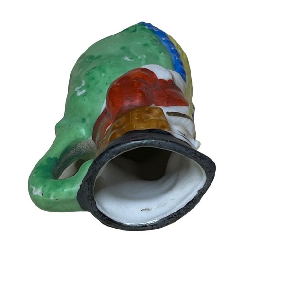 Vintage Miniature Toby Jug Pitcher Creamer Colonial Woman Made in Occupied Japan - Picture 5 of 7